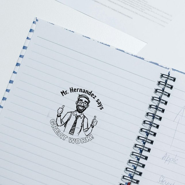 Sello De Caucho Gran trabajo de Personalizado feliz aula de profes (Subido por el creador)