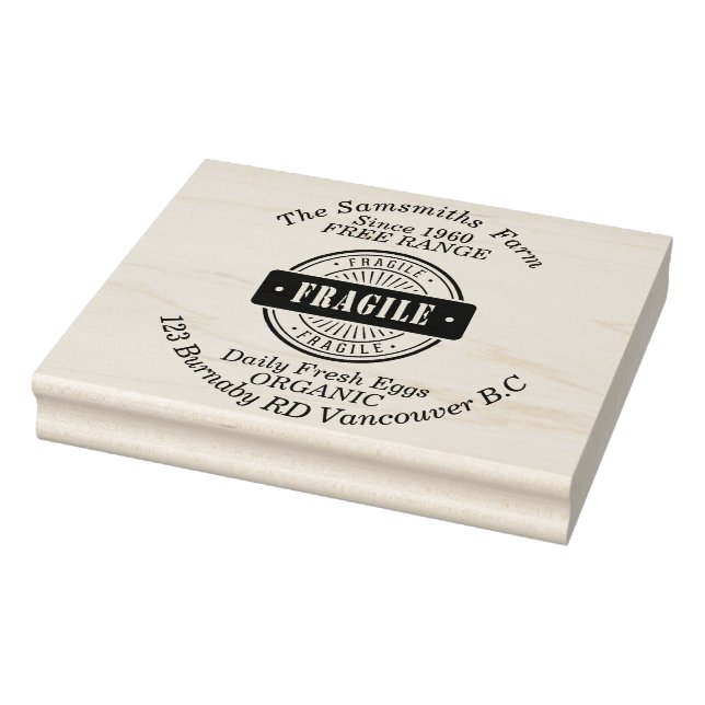 Sello De Caucho Granja de huevos para empresas familiares desde 19 (Sello)