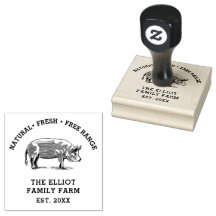 Granja familiar de cosecha de vintage personalizad