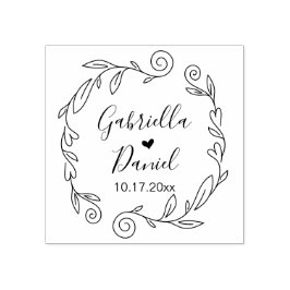 Sello De Caucho Guardar la fecha, Sta de goma de trama de lienzo d