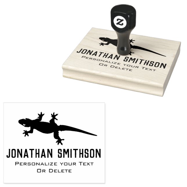 Sello De Caucho Guay Funny Lizard Cute Animal Stationery Personal (Sellado)