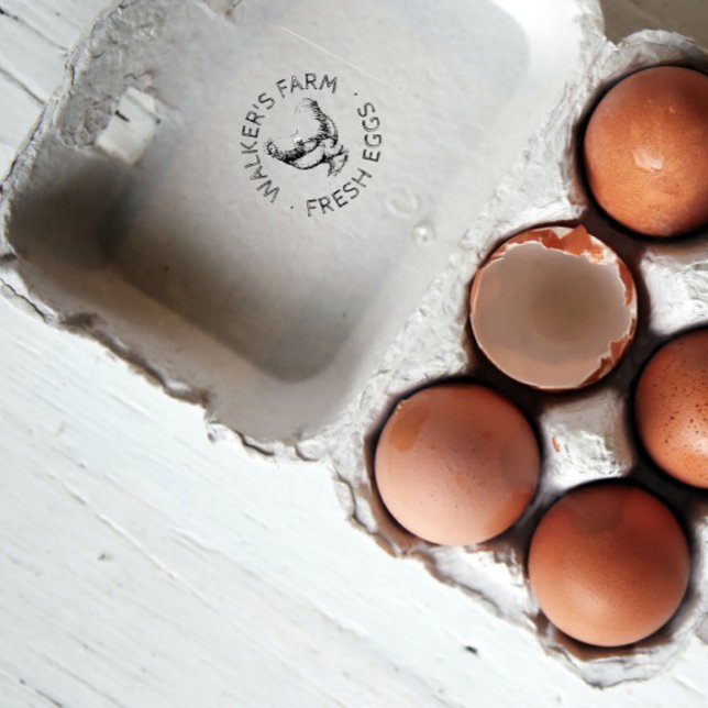 Sello De Caucho Guión rústico Feliz Estampado de Huevo de Hen (Subido por el creador)