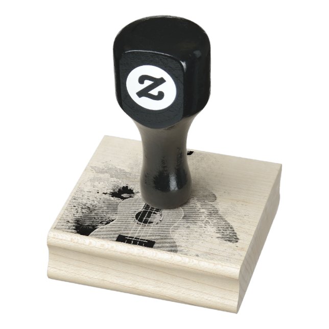 Sello De Caucho Guitarra maravillosa (Sello)