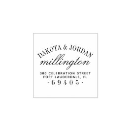 Sello De Caucho Hacer su propia dirección de devolución personaliz