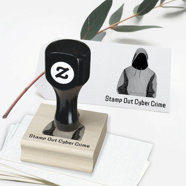 Sello De Caucho Hacker anónimo en Personalizado de delitos informá (Subido por el creador)