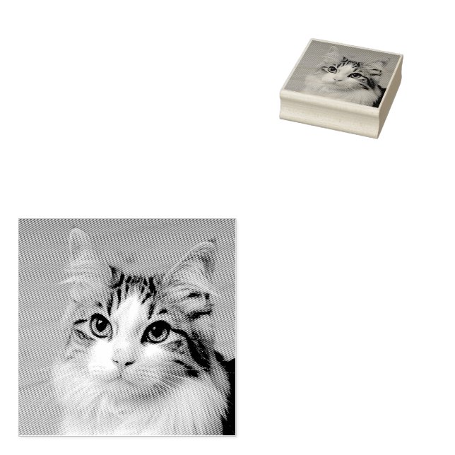 Sello De Caucho Haga su propio Mascota de fotografía Personalizado (Sellado)