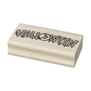 Sello De Caucho Halloween