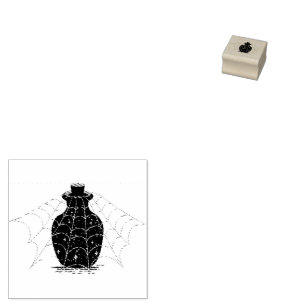 Sello De Caucho Halloween brujeril - Botella mágica