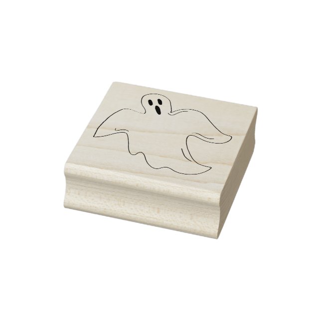 Sello De Caucho Halloween Fantasma Feliz Halloween (Sello)