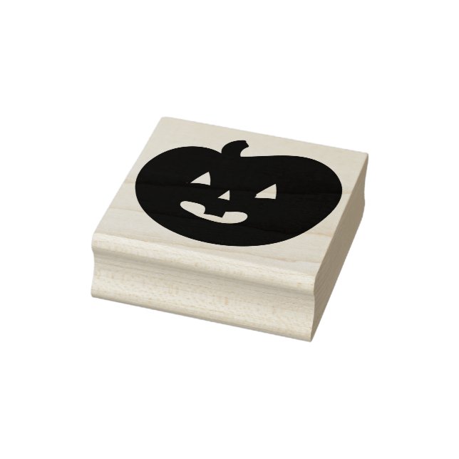 Sello De Caucho Halloween Jack-o-lantern (Sello)