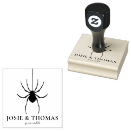 Sello De Caucho Halloween Retro Disco Spiders & Disco Ball Boda