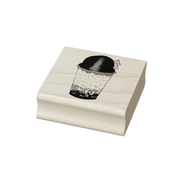 Sello De Caucho Halo-Halo (Haluhalo) Hielo sórdido filipino hawaia (Sello)