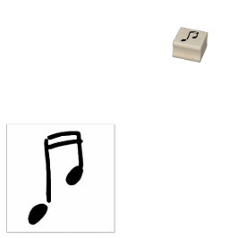 Sello De Caucho handdrawn music note
