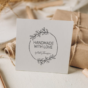 Sello De Caucho Hecho a mano personalizado con estilo por