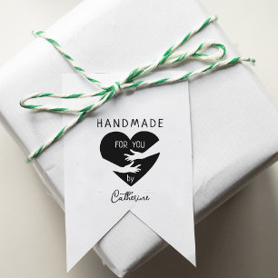 Sello De Caucho Hecho a mano por (nombre personalizado)