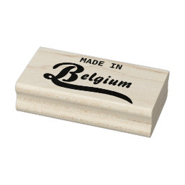Sello De Caucho Hecho en Bélgica