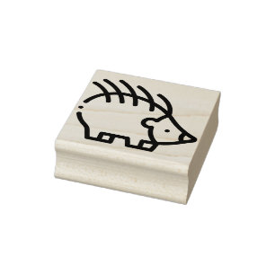 Sello De Caucho Hedgehog