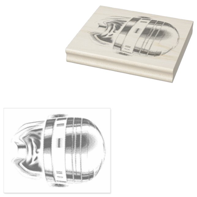 Sello De Caucho Helmet Robot Cop (Sellado)