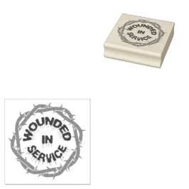 Sello De Caucho Herido en servicio