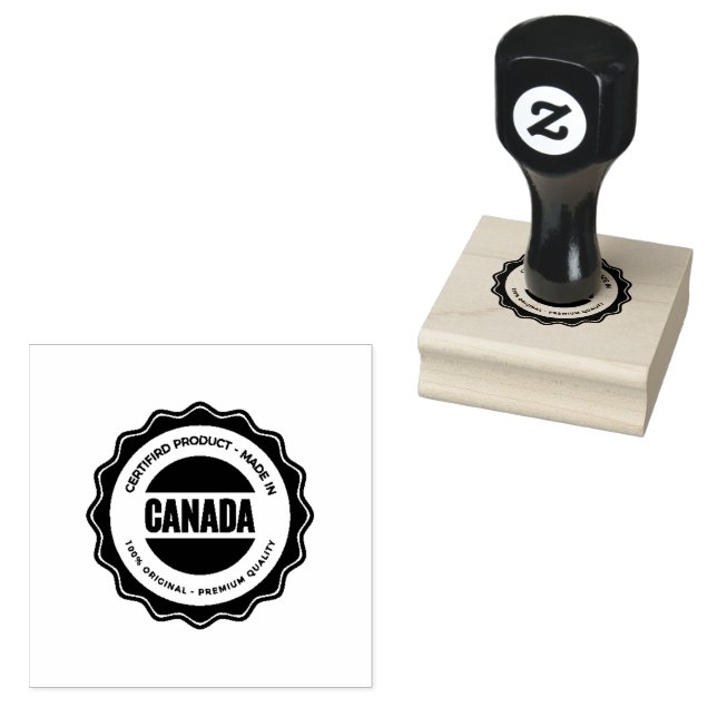 Sello De Caucho Herramienta Premium Profesional de Café Tinta CANA (Sellado)