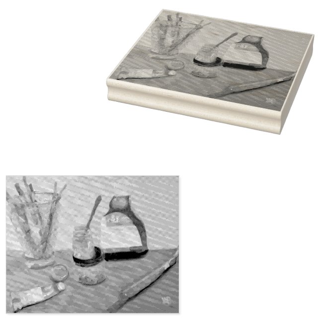 Sello De Caucho Herramientas del artista (Sellado)