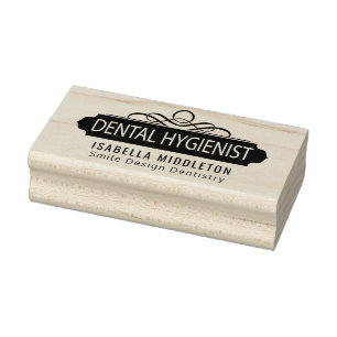 Sello De Caucho Higienista dental