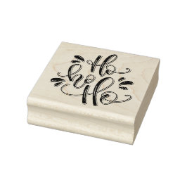 Sello De Caucho Ho Ho Ho Ho