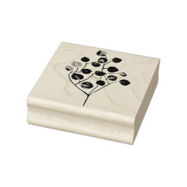 Sello De Caucho Hojas de eucalipto