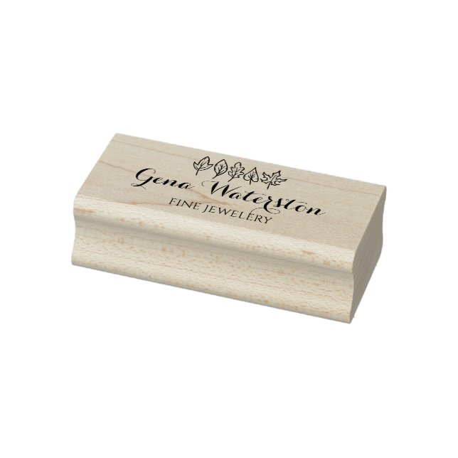 Sello De Caucho Hojas de otoño, crea tu propio caucho (Sello)