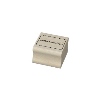 Sello De Caucho Holzstempel selber gestalten