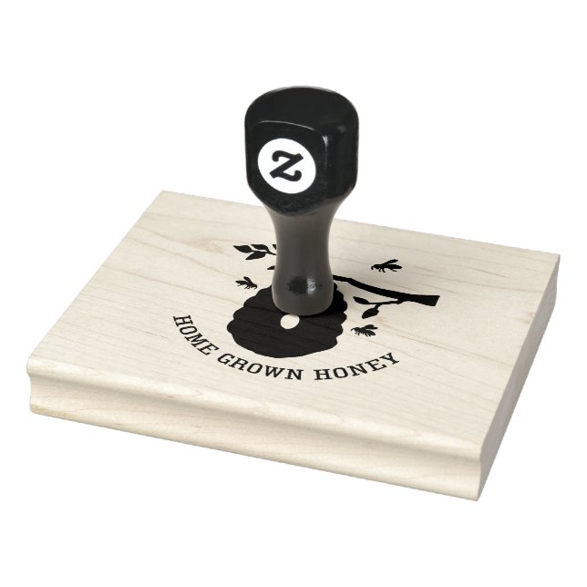 Sello De Caucho Honey Bee Hive (Sello)