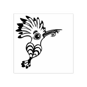 Sello De Caucho Hoopoe Bird
