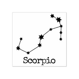 Sello De Caucho Horóscopo Celeste Escorpio