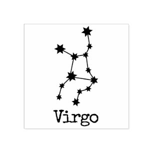 Sello De Caucho Horóscopo Celeste Virgo