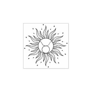 Sello De Caucho Horóscopo Sol Tauro