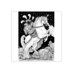 SELLO DE CAUCHO HORSEWOMAN HALLOWEEN SIN CABEZA