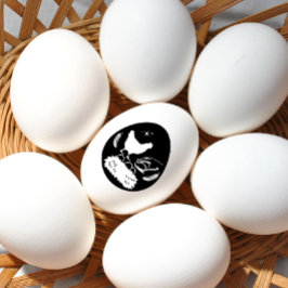 Sello De Caucho Huevo de granja Carton Pollo Granja Huevos de órga
