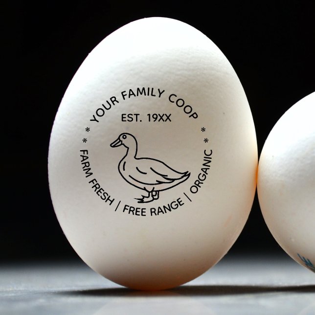 Sello De Caucho Huevos de pato frescos de granja (Subido por el creador)