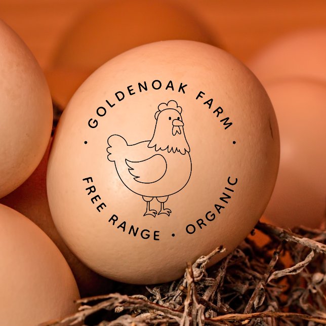 Sello De Caucho Huevos frescos de pollo con caramelo (Subido por el creador)