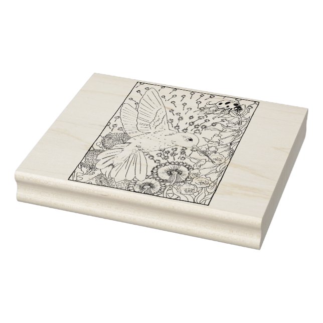 Sello De Caucho Hummingbird (Sello)