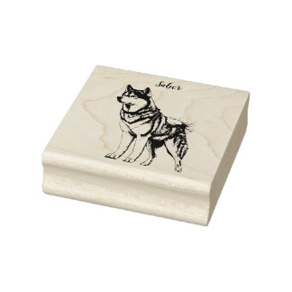 Sello De Caucho husky personalizado