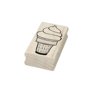 Sello De Caucho Ice Cream Cone