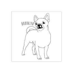 Sello De Caucho Ilustracion de personalizado chihuahua