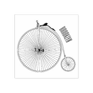 Sello De Caucho Ilustracion de personalizado de bicicletas de alta