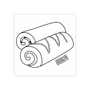 Sello De Caucho Ilustracion de personalizado de bollería y bollerí