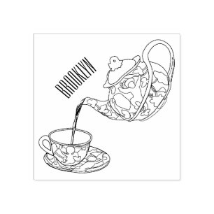 Sello De Caucho Ilustracion de personalizado de conjunto de equipo