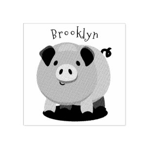 Sello De Caucho Ilustracion de personalizado de costillar de cacer