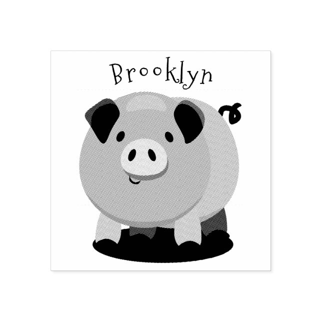 Sello De Caucho Ilustracion de personalizado de costillar de cacer (Impresión)