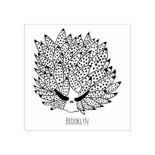 Sello De Caucho Ilustracion de personalizado de lodo de hoja