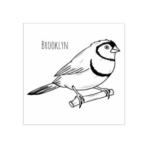 Sello De Caucho Ilustracion de personalizado de pajarita de doble 